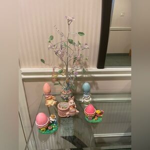 Easter Egg and Bunny Decor Set